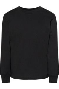 Футболка с длинным рукавом для малышей BELLA + CANVAS, черный