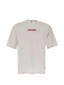 Футболка с круглым вырезом и графическим принтом ASPESI, белый