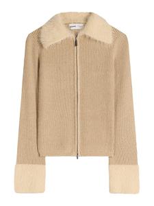 Вязаный кардиган Bershka, желтый