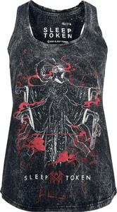 Топ Sleep Token Ascensionism, черный/серый