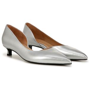 Туфли на каблуке Naturalizer, silver faux leather