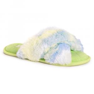 Тапочки-Слайды Perley Muk Luks, зеленый