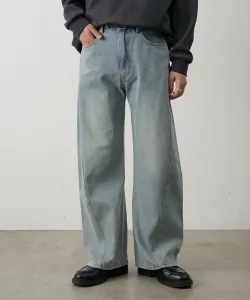 Джинсовые брюки с расклешенной юбкой в винтажном стиле Colony 2139, цвет Saxe Blue