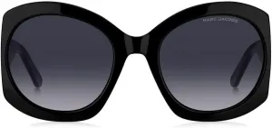 Солнцезащитные очки Marc Jacobs MARC 722/S ЧЕРНЫЙ/ТЕМНО-СЕРЫЙ, размер 56/22/130, женские