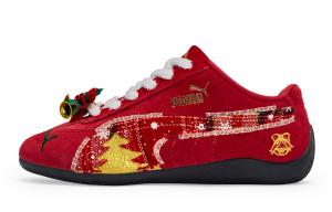 Кроссовки Speedcat Go OG 811, Baby Rattles Sweetheart Slip Resistant Low top, Unisex PUMA, красный зеленый белый золотой