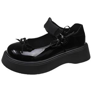 WUJI Женские туфли Мэри Джейн на платформе 4,5 см черные, цвет Black