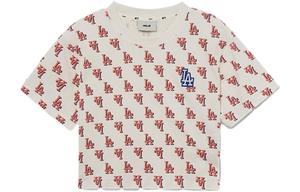 Футболка Los Angeles Dodgers женская кремовая MLB