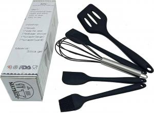 Набор кухонных принадлежностей MATBACH, 5 предметов, черный