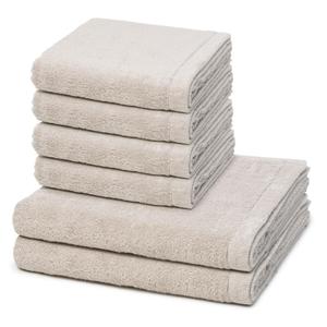 Набор полотенцев Cawoe, 50x100 см, бежевый