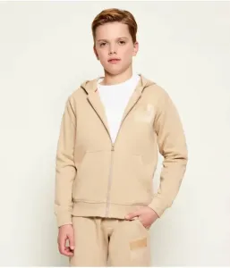 Толстовка regular fit Hugo Kids, бежевый