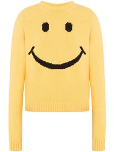 Свитер со смайликами Moschino, желтый