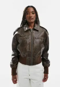 Бомбер tsasta Topshop, Chocolate Brown