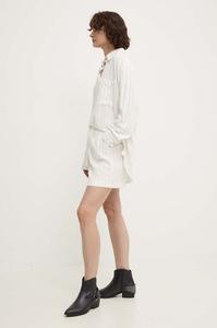 Льняные шорты Answear Lab, белый