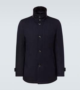 Куртка из натуральной шерсти Herno, Blu Navy