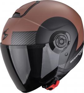 Открытый шлем Scorpion exo-city ii sheer, Brown/Black