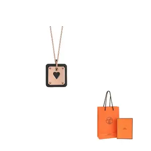 Кожаный кулон As De Coeur для женщин HERMES