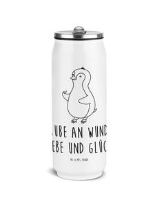 Mr. & Mrs. Panda Бутылка для воды с изображением пингвина и божьей коровки, с надписью белого цвета