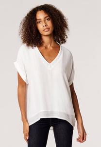 Блузка SHIMMER BUTTON BACK Apricot, цвет cream