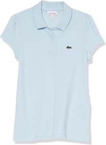 Lacoste Girls Classic Short Sleeve Piqué Polo Shirt, Ruisseau