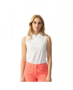 Женская поло-рубашка без рукавов Peoria для гольфа Daily Sports, White