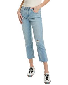 Джинсы JOE'S Джинсы Lara средней посадки Wayfarer Cigarette Crop JOE'S Jeans, синий