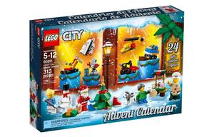 Городская коллекция обратный отсчет календарь строительные блоки 313 шт 60201 LEGO