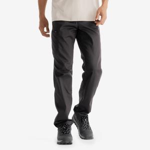 Мужские эластичные треккинговые брюки для походов Quechua NH500 угольно-серые