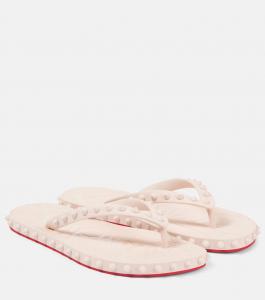 Супер Луби шлепанцы-танкетки Christian Louboutin, Liche