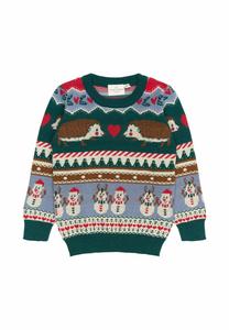 Джемпер The New Siblings HOLIDAY JACQUARD, Multi Colour/Multi-Coloured