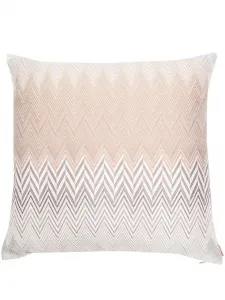 Подушка с узором зигзаг Missoni Home, нейтральный