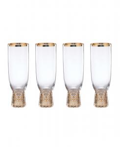 Набор из 4 флейт Tuscany Classics Gold Frost Lenox, прозрачный