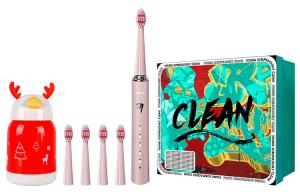 Электрическая зубная щетка AUX, розовый