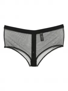 Открывающиеся шорты из сетки Pure Tentation Maison Close, черный
