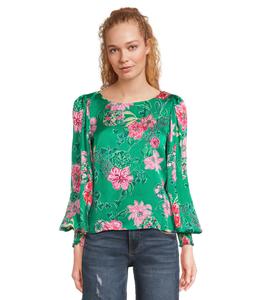 Топ Lilly Pulitzer Alfreda Long, цвет Multi Safari Sanctuary