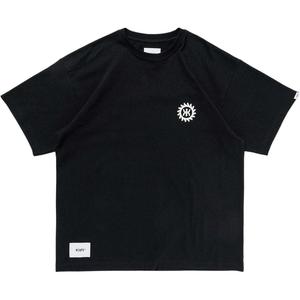 Футболка с принтом логотипа WTAPS, черный