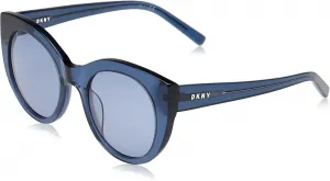 Женские солнцезащитные очки DKNY DK517s "Кошачий глаз", Crystal Blue