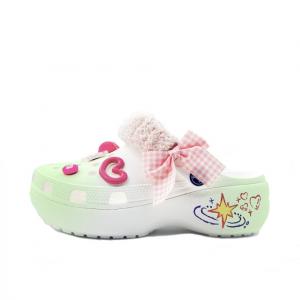 Классические сабо на платформе Xingji Niche в стиле кампуса, унисекс, зеленые Crocs, Green