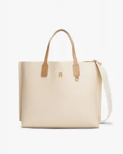 Сумка-почтальон с логотипом TH Tommy Hilfiger, светло-коричневый