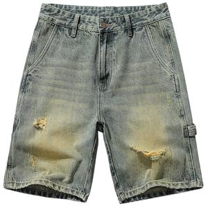 Джинсовые шорты летние унисекс Jeep, синий деним