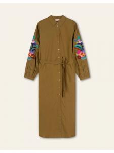 Платье до колена Oilily, зеленый