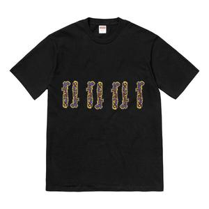 Футболка ss18 gonz logo tee black logo tee Supreme, черный