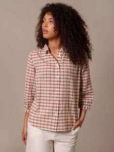 Блузка из хлопка с воротником питер пэн на пуговицах Celtic & Co.