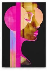 Картина на холсте A.S. Création Metropolis Neon цвет schwarzpinkgelb