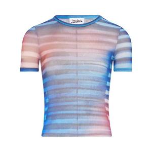 Футболка Jean Paul Gaultier Air Printed Tee, Light Blue/Blue/Peach