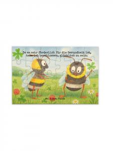 Mr. & Mrs. Panda Головоломка «Шмель и клевер» с надписью, выполненной белым цветом