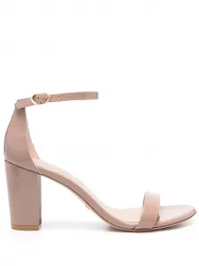 Босоножки Nearlynude 80 Stuart Weitzman, нейтральный
