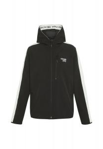 Куртка из софтшелла с полосками и нашивкой в ​​стиле ретро CHIEMSEE, цвет Black Beauty