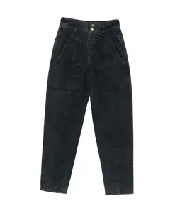 Выцветшая черная плиссированная хлопковая юбка Marant Ãtoile, черный