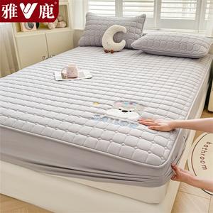 Yalu Простыня на резинке 180х200 см, хлопковая, стеганая, дышащая, цвет Muyun Gray