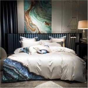 JZZJSBX Комплект постельного белья с вышивкой